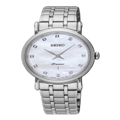 Seiko Premier SXB433P1 Stalen dameshorloge