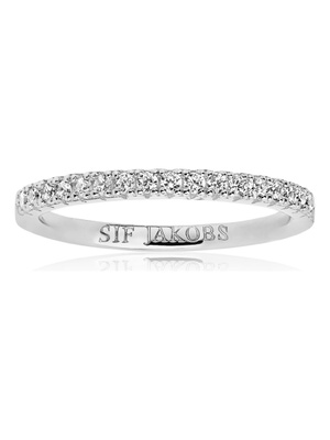 Sif Jakobs Jewellery SJ-R2869-CZ Ellera zilveren ring met zirkonia 2 mm