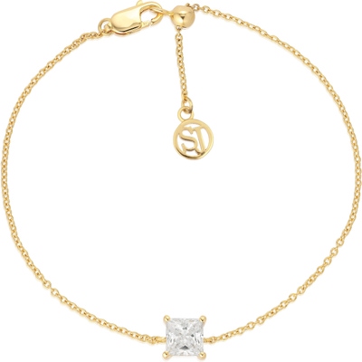 Sif Jakobs SJ-B42274-CZ-YG Ellera Quadrato goudkleurige armband