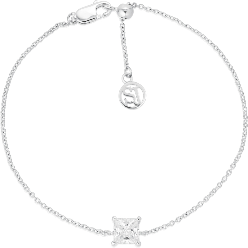 Sif Jakobs SJ-B42274-CZ Ellera Quadrato zilveren armband zirkonia
