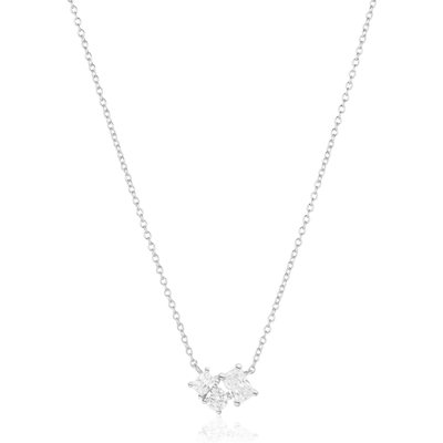 Sif Jakobs SJ-N12306-CZ Ivrea Tre zilveren ketting zirkonia