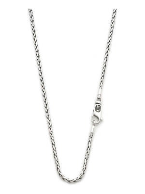 SILK 169 Fox zilveren herencollier