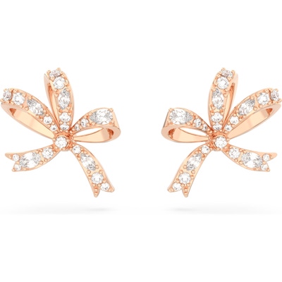 Swarovski 5647572 Volta oorknopjes roségoudkleurige strik