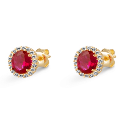 Swing Jewels EMDB01-1928-03 Entourage 14k gouden oorknopjes met zirkonia 9 mm