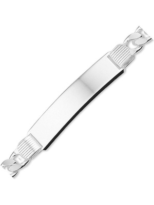 Treasure Collection TC-881459 Zilveren heren graveer armband 10 mm 21 cm
