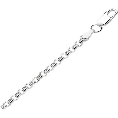 Treasure Collection TC-45620 Zilveren collier Jasseron 3,5 mm