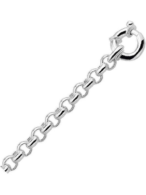 Treasure Collection TC-881563 Zilveren jasseron ketting 7 mm