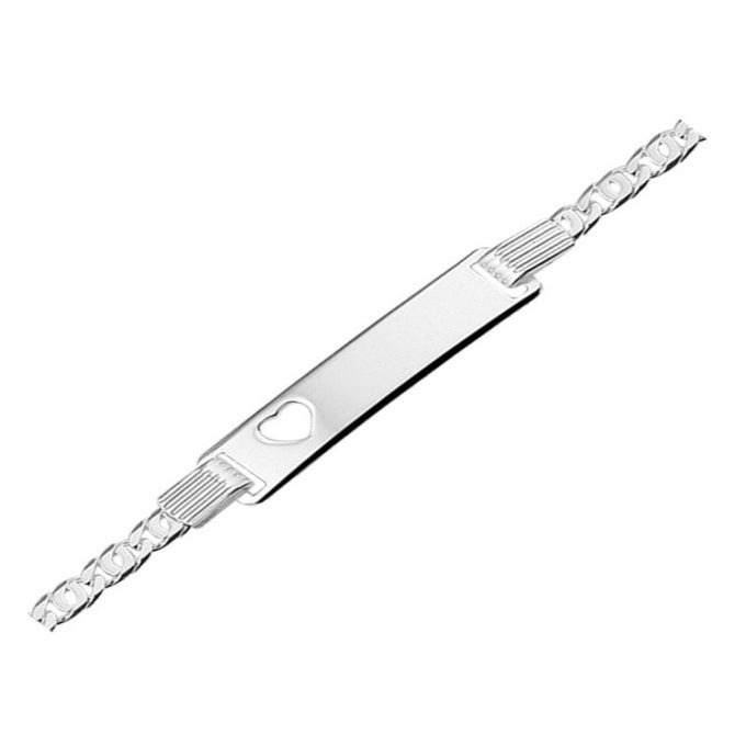 Treasure Collection TC-42758 Naamplaat armband hartje