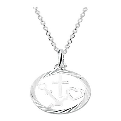 Treasure Collection TC-42647 Ketting hoop, geloof en liefde