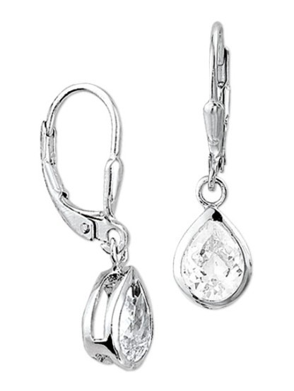Treasure Collection TC-42403 Zilveren oorhangers zirkonia