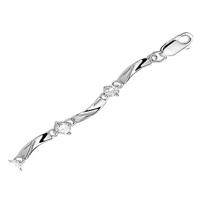 Treasure Collection TC-42735 Zilveren armband zirkonia