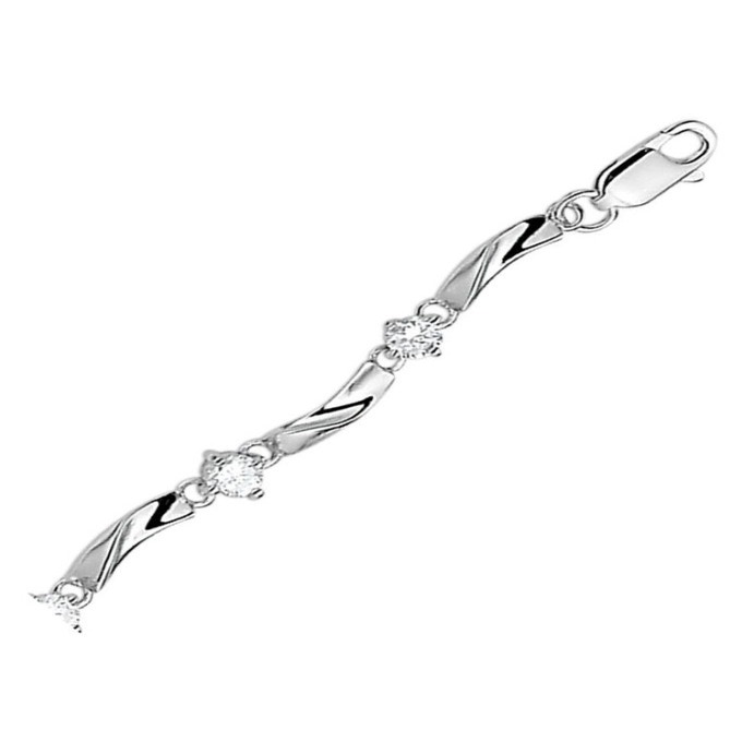 Treasure Collection TC-42735 Zilveren armband zirkonia