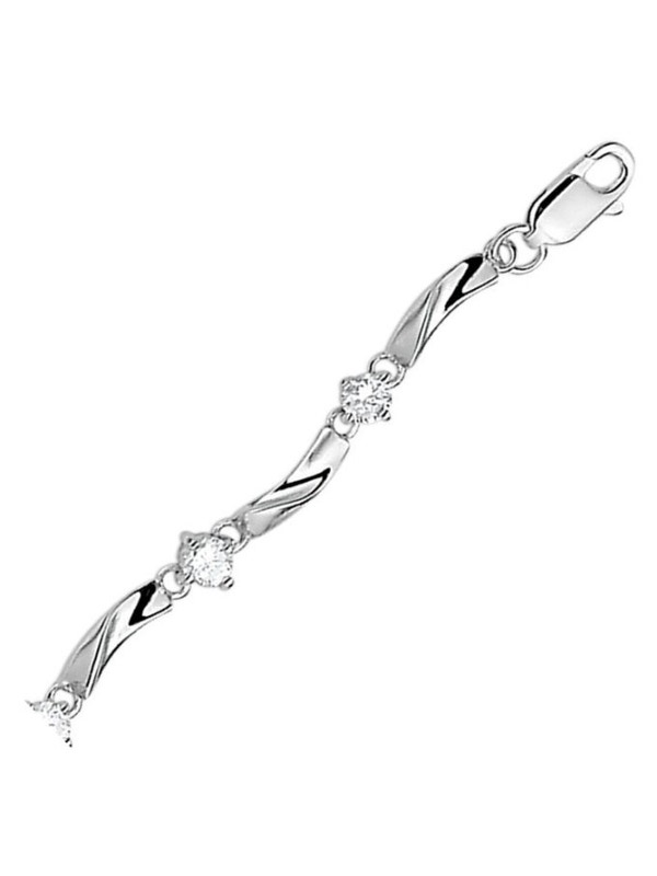 Treasure Collection TC-42735 Zilveren armband zirkonia