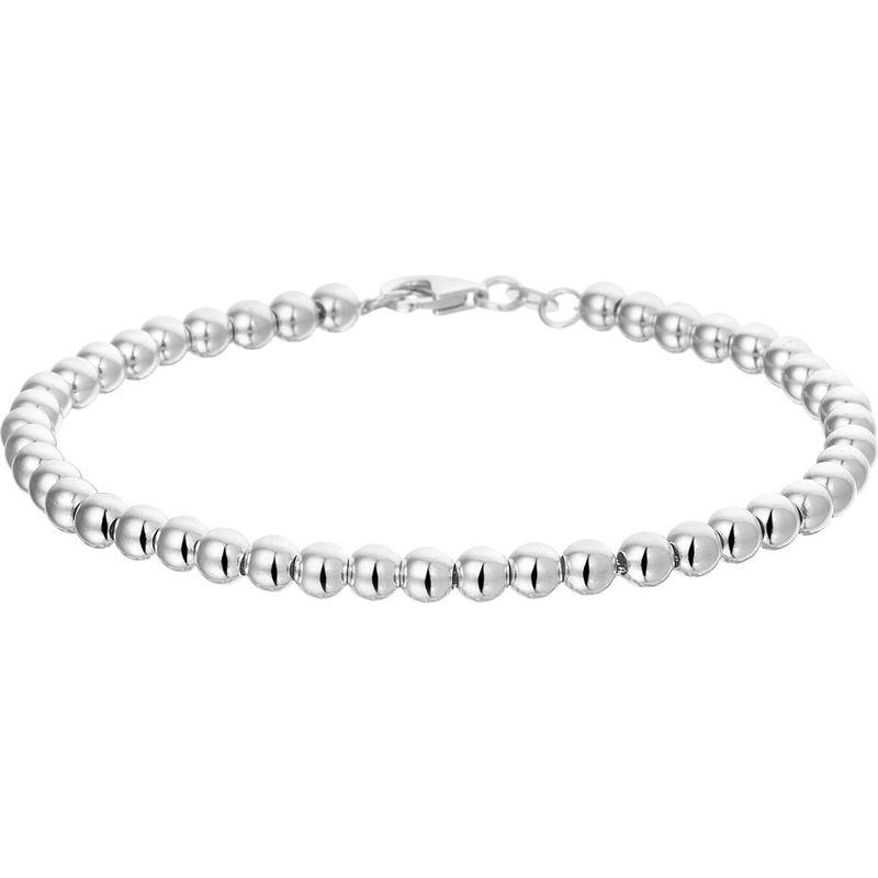 Treasure Collection 882906 Zilveren armband met bolletjes 4 mm