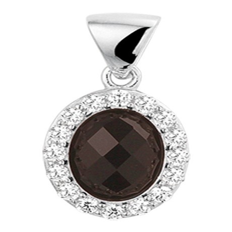 Treasure Collection TC-43716 Zilveren hanger onyx