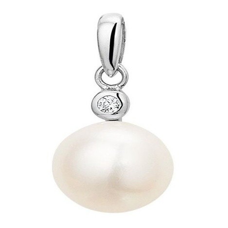 Treasure Collection TC-44882 Zilveren hanger met parel C336