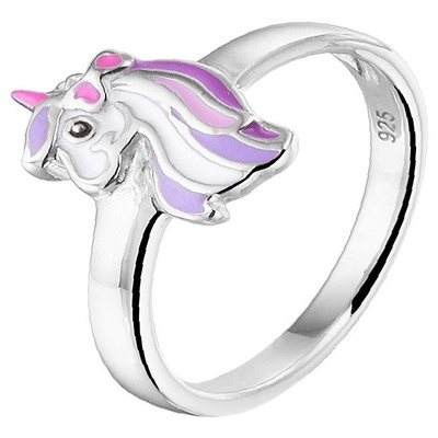 Treasure Collection TC-50983 Zilveren kinderring eenhoorn 10 mm