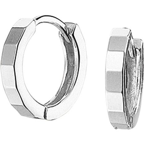 Treasure Collection TC-55903 Zilveren klapoorringen 12 mm