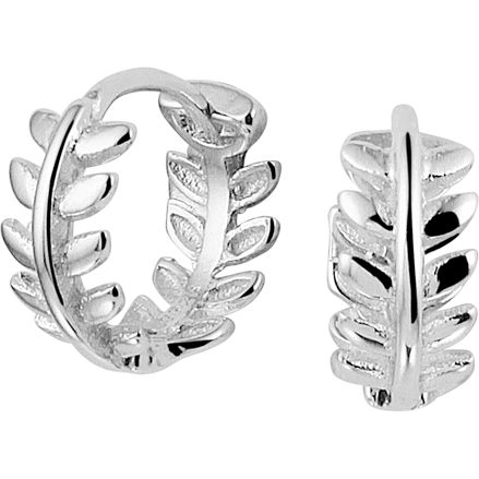 Treasure Collection TC-55907 Zilveren klapoorringen veer 10 mm