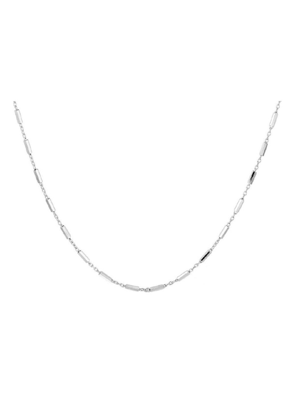 Treasure Collection TC-52334 Zilveren ketting met buisjes 1,4 mm J035