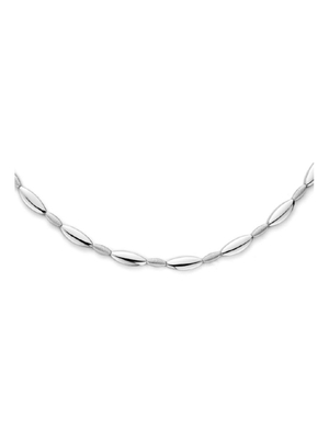 collier 52 mm 43 cm polimat zilver gerhodineerd