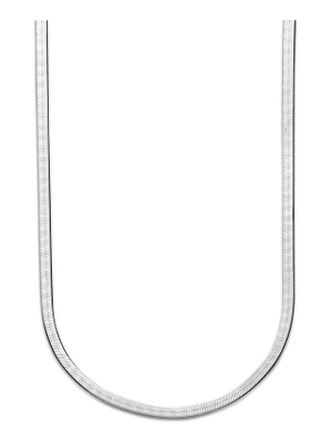Treasure Collection N836 Zilveren collier plat 3,3 mm 40-45 cm