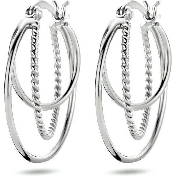 Treasure Collection 883700 Zilveren oorringen 27 mm