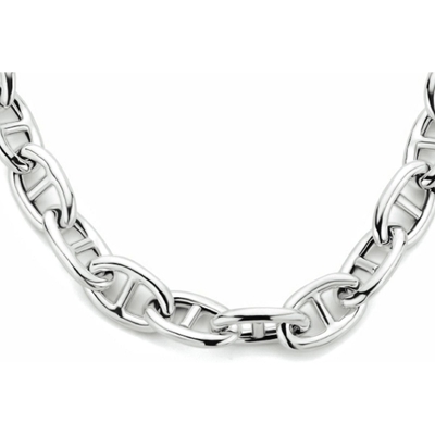 collier marine 103 mm 45 cm met groot springslot zilver gerhodineerd