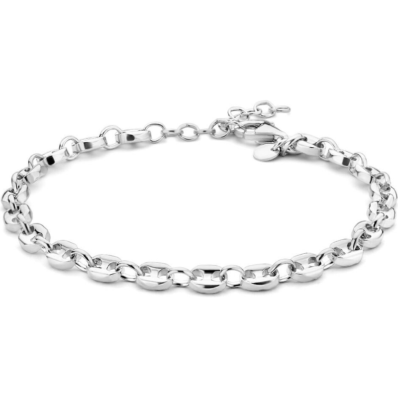 Treasure Collection 882876 Zilveren schakelarmband 4,3 mm