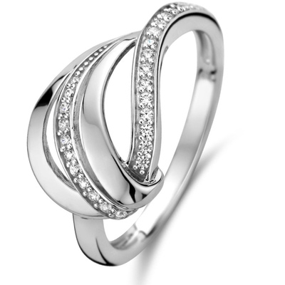 Treasure Collection 883671 Zilveren ring met zirkonia
