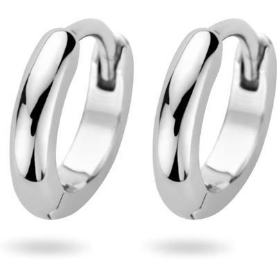 klapoorringen zilver gerhodineerd