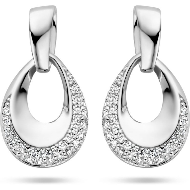 Treasure Collection 883662 Zilveren oorknopjes met zirkonia