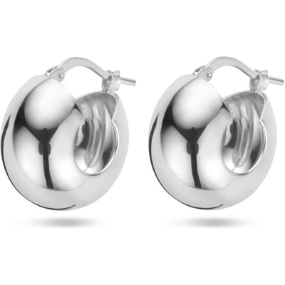 oorringen zilver gerhodineerd