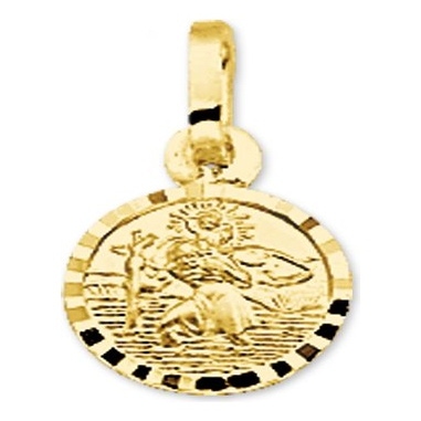 Treasure Collection TC-881283 14 karaat gouden Christoffel hanger 8 mm