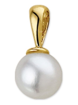 Treasure Collection TC-881289 14 karaat gouden hanger met parel 5,5 mm