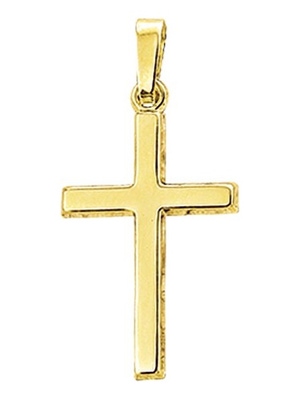 hanger kruis 14K geelgoud