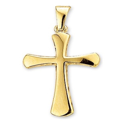 Treasure Collection TC-881291 14 karaat gouden hanger met kruisje 23 mm