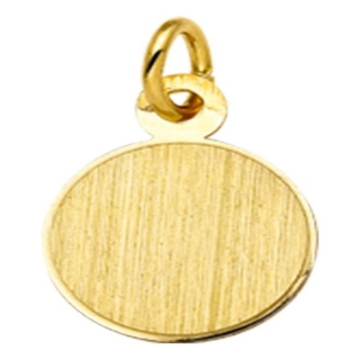 Treasure Collection TC-53714 14 karaat gouden graveerhanger gediamanteerd