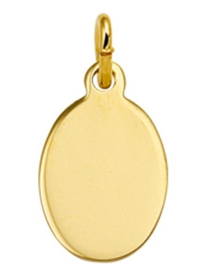 Treasure Collection TC-51707 14 karaat gouden graveerhanger 9,5 mm