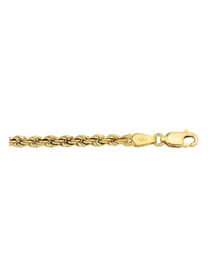 Treasure Collection TC-51256 14 karaat gouden koord ketting 3,3 mm