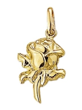 Treasure Collection TC-30900 Gouden roos hanger