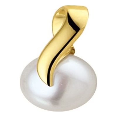 Treasure Collection TC-881310 14 karaat gouden hanger met parel 16 mm