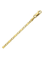 The House Of Jewels THOJ2485 14 karaat gouden valkenoog armband 2,1 mm