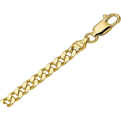 Treasure Collection TC-882115 14 karaat gouden gourmet armband 4,3 mm