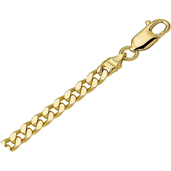 Treasure Collection TC-882115 14 karaat gouden gourmet armband 4,3 mm