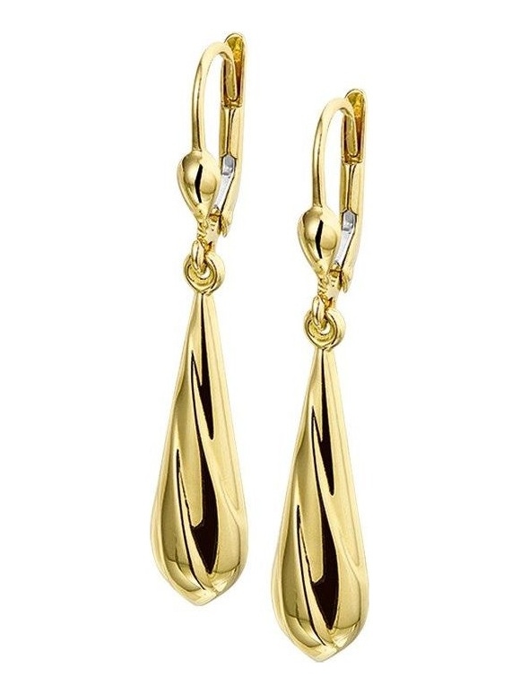 Treasure Collection TC-52143 14 karaat gouden oorhangers 40 mm