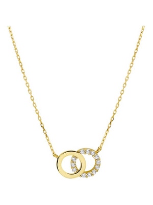 Treasure Collection TC-42962 Gouden ketting zirkonia