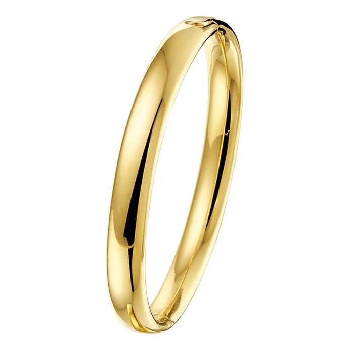 The House Of Jewels THOJ0913 14k gouden slavenarmband ovaal 6 mm