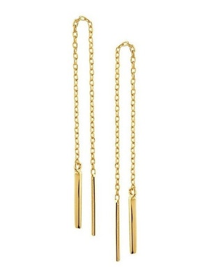 Treasure Collection TC-44895 Gouden doortrekoorbellen C129