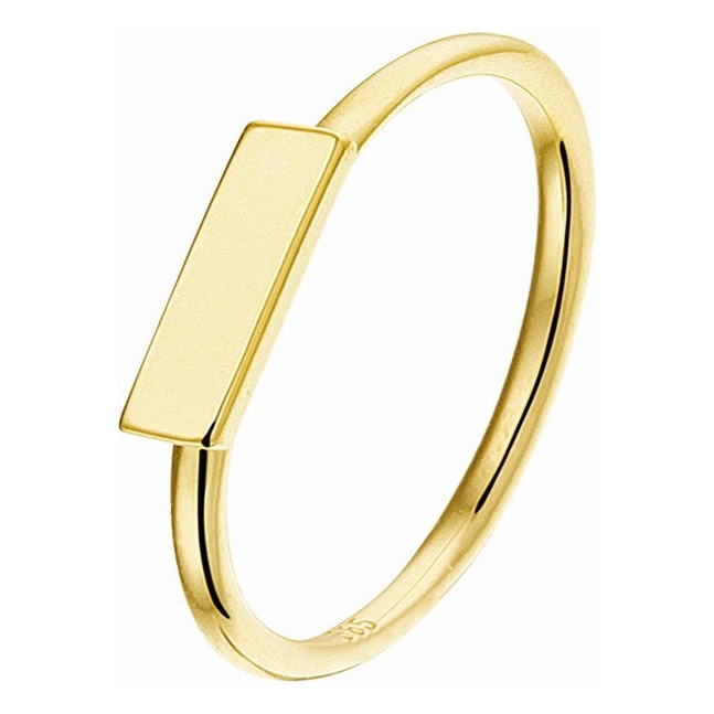 Treasure Collection TC-48886 14 karaat gouden ring met balkje